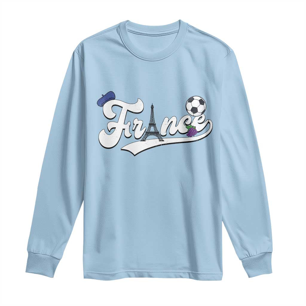 France Soccer Supporter Long Sleeve Shirt Game Day French Football Gift