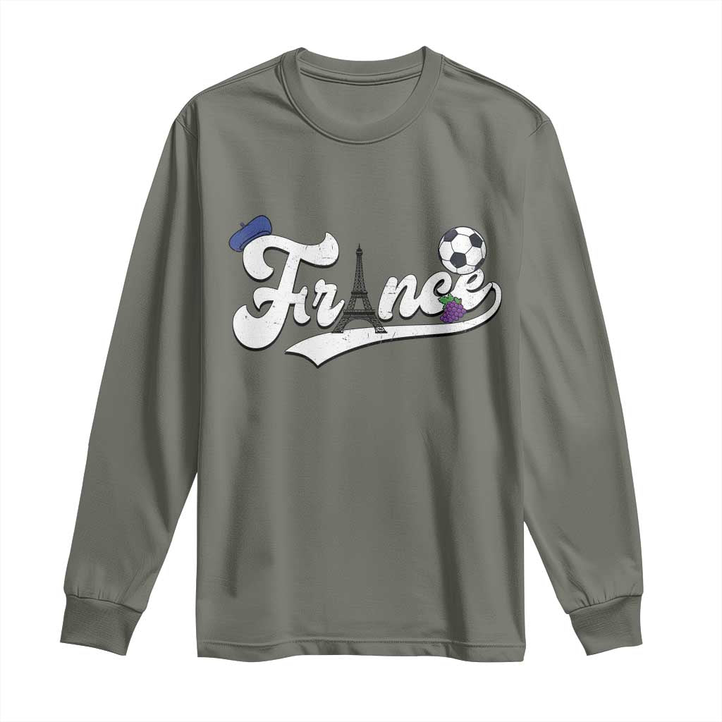 France Soccer Supporter Long Sleeve Shirt Game Day French Football Gift