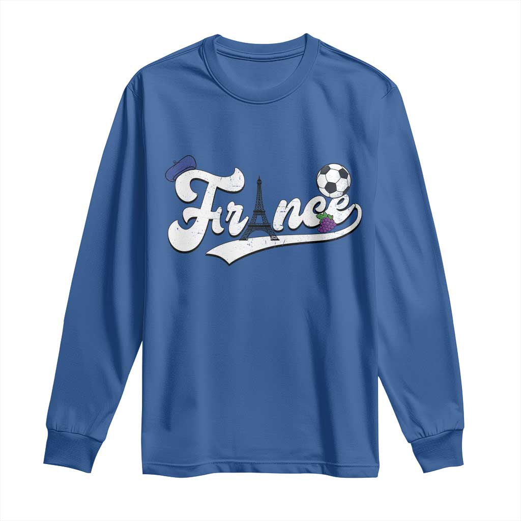 France Soccer Supporter Long Sleeve Shirt Game Day French Football Gift