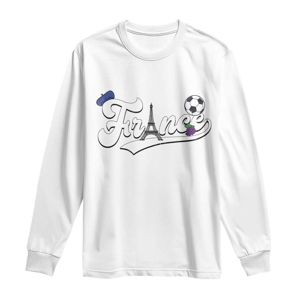 France Soccer Supporter Long Sleeve Shirt Game Day French Football Gift