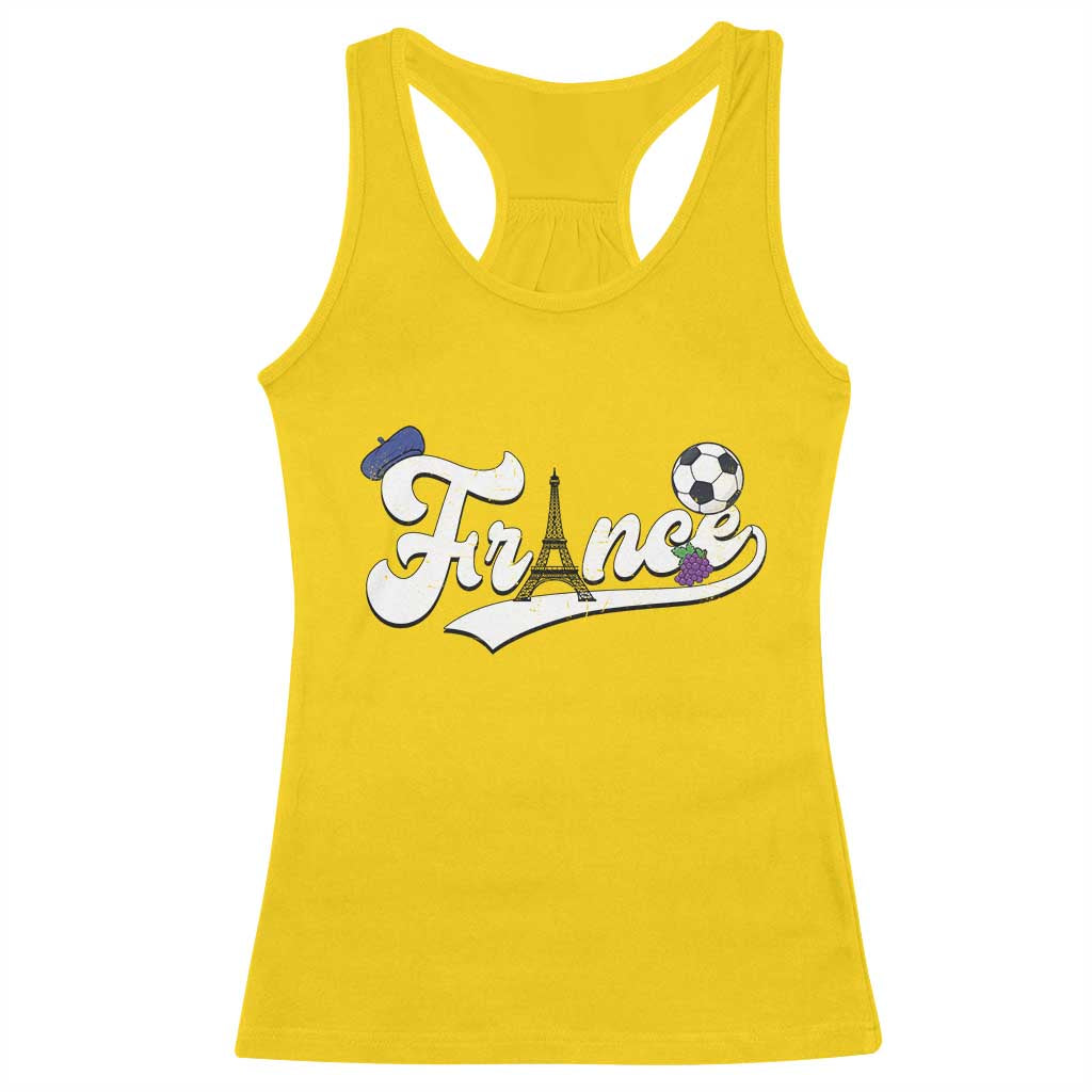 France Soccer Supporter Racerback Tank Top Game Day French Football Gift