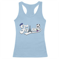 France Soccer Supporter Racerback Tank Top Game Day French Football Gift