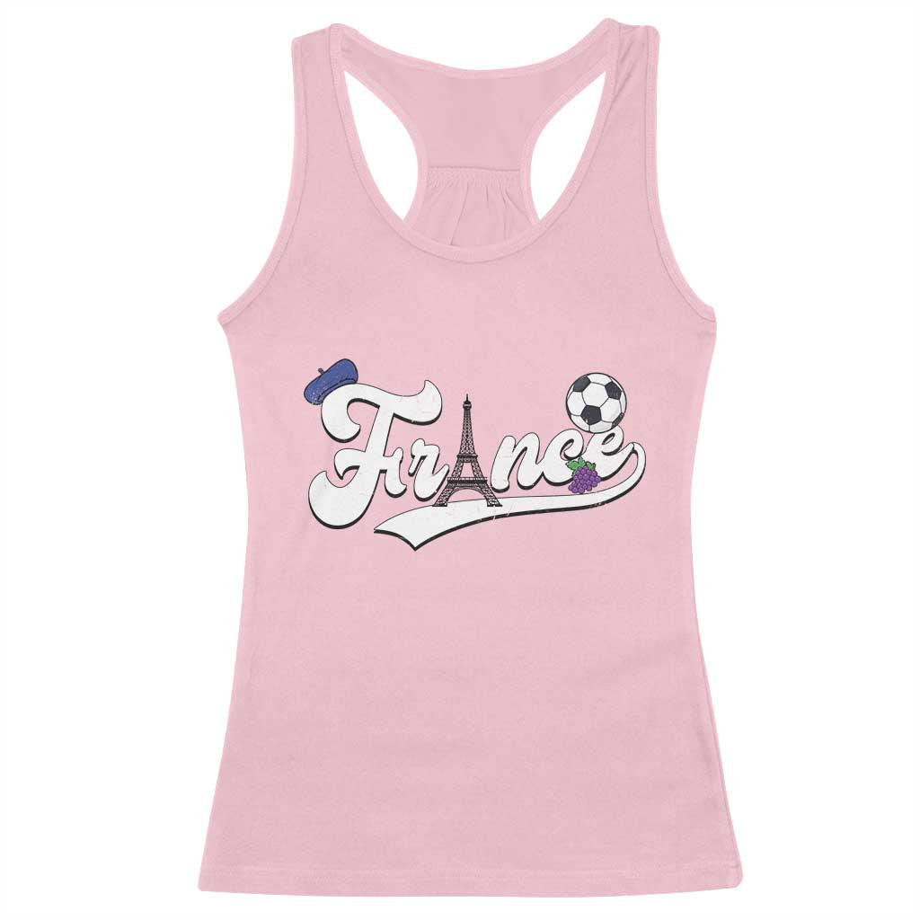 France Soccer Supporter Racerback Tank Top Game Day French Football Gift