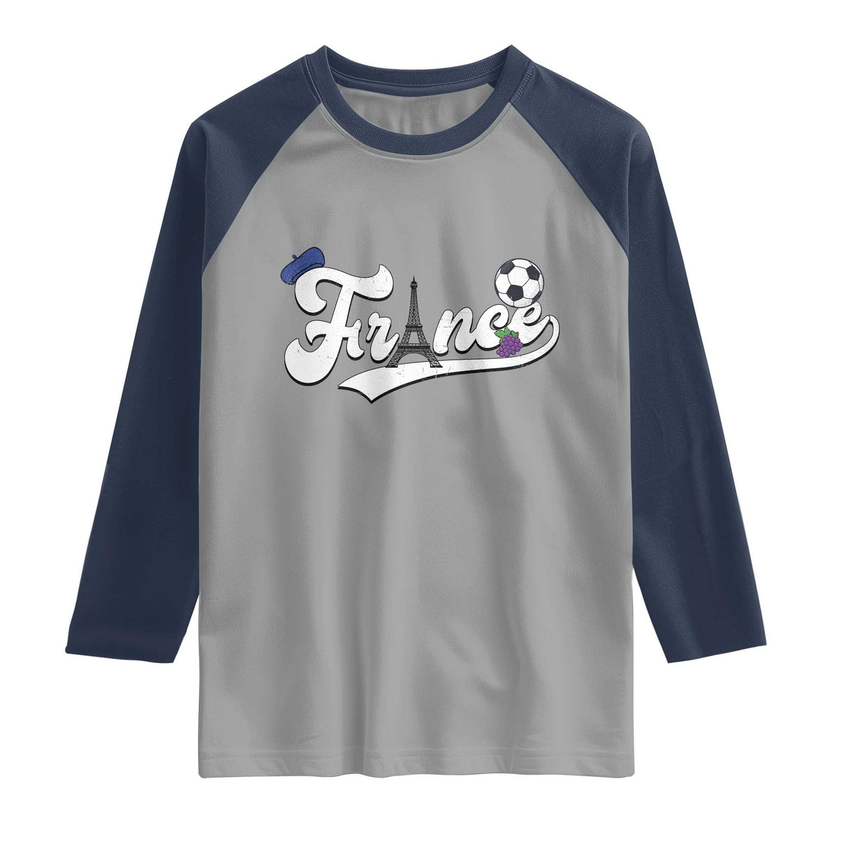 France Soccer Supporter Raglan Shirt Game Day French Football Gift