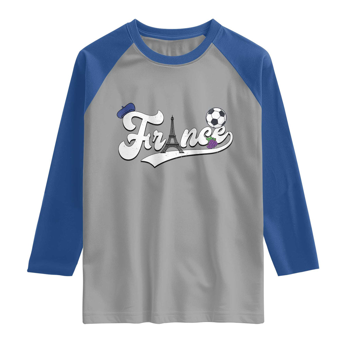 France Soccer Supporter Raglan Shirt Game Day French Football Gift