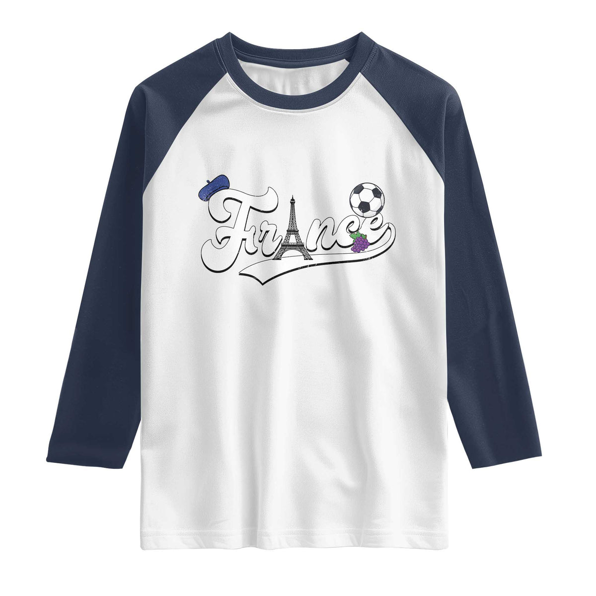 France Soccer Supporter Raglan Shirt Game Day French Football Gift
