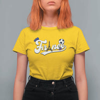 France Soccer Supporter T Shirt For Women Game Day French Football Gift