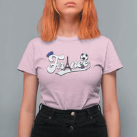 France Soccer Supporter T Shirt For Women Game Day French Football Gift