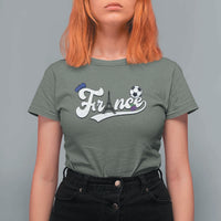 France Soccer Supporter T Shirt For Women Game Day French Football Gift