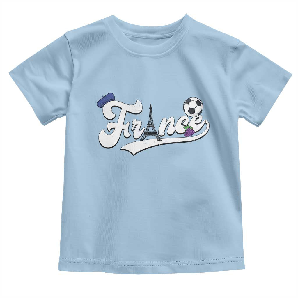 France Soccer Supporter Toddler T Shirt Game Day French Football Gift