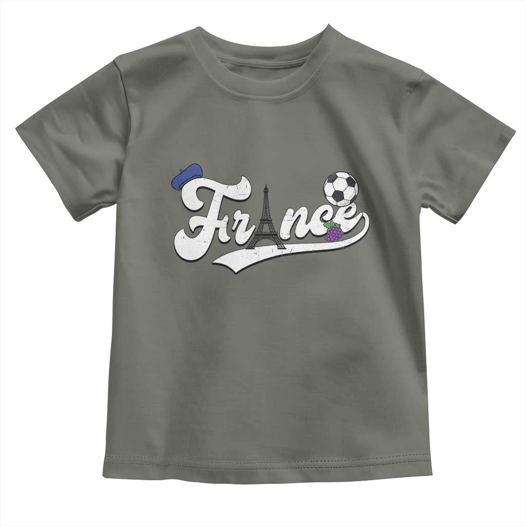 France Soccer Supporter Toddler T Shirt Game Day French Football Gift