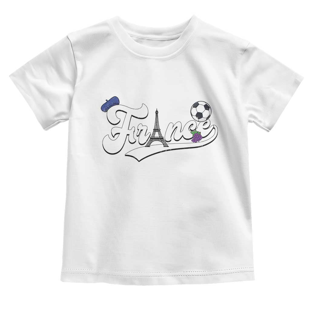 France Soccer Supporter Toddler T Shirt Game Day French Football Gift