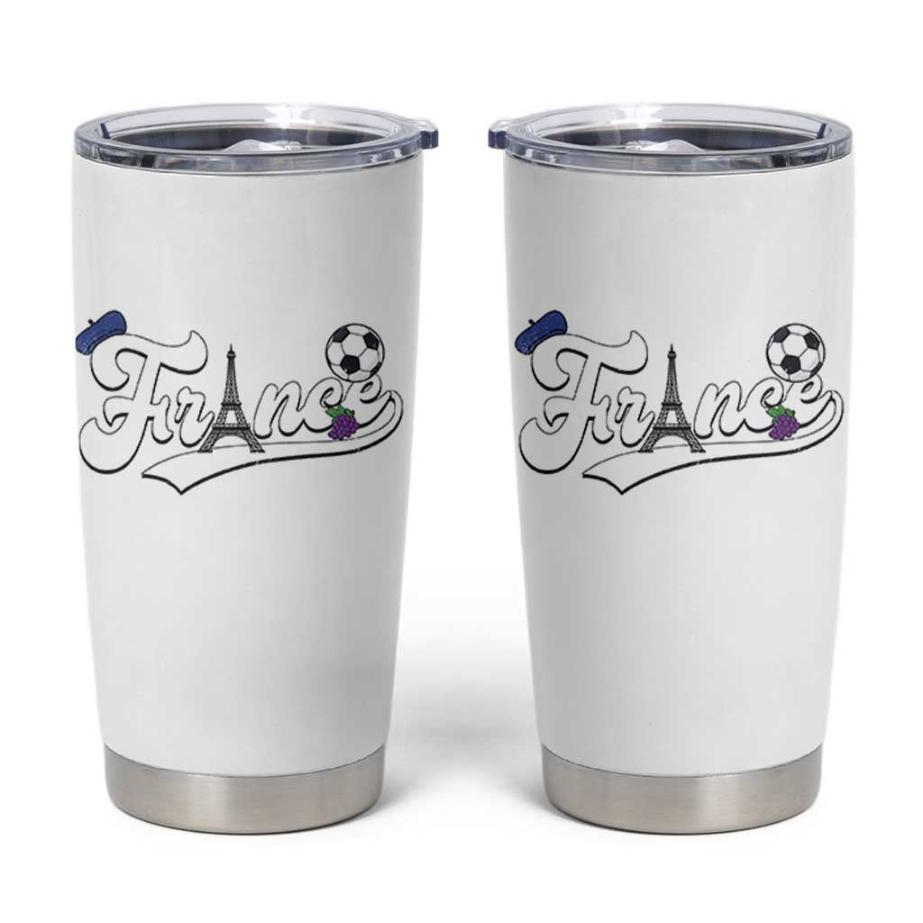 France Soccer Supporter Tumbler Cup Game Day French Football Gift