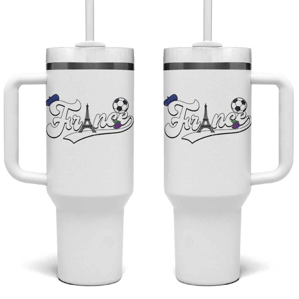 France Soccer Supporter Tumbler With Handle Game Day French Football Gift