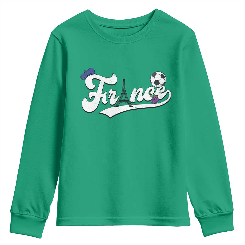 France Soccer Supporter Youth Sweatshirt Game Day French Football Gift