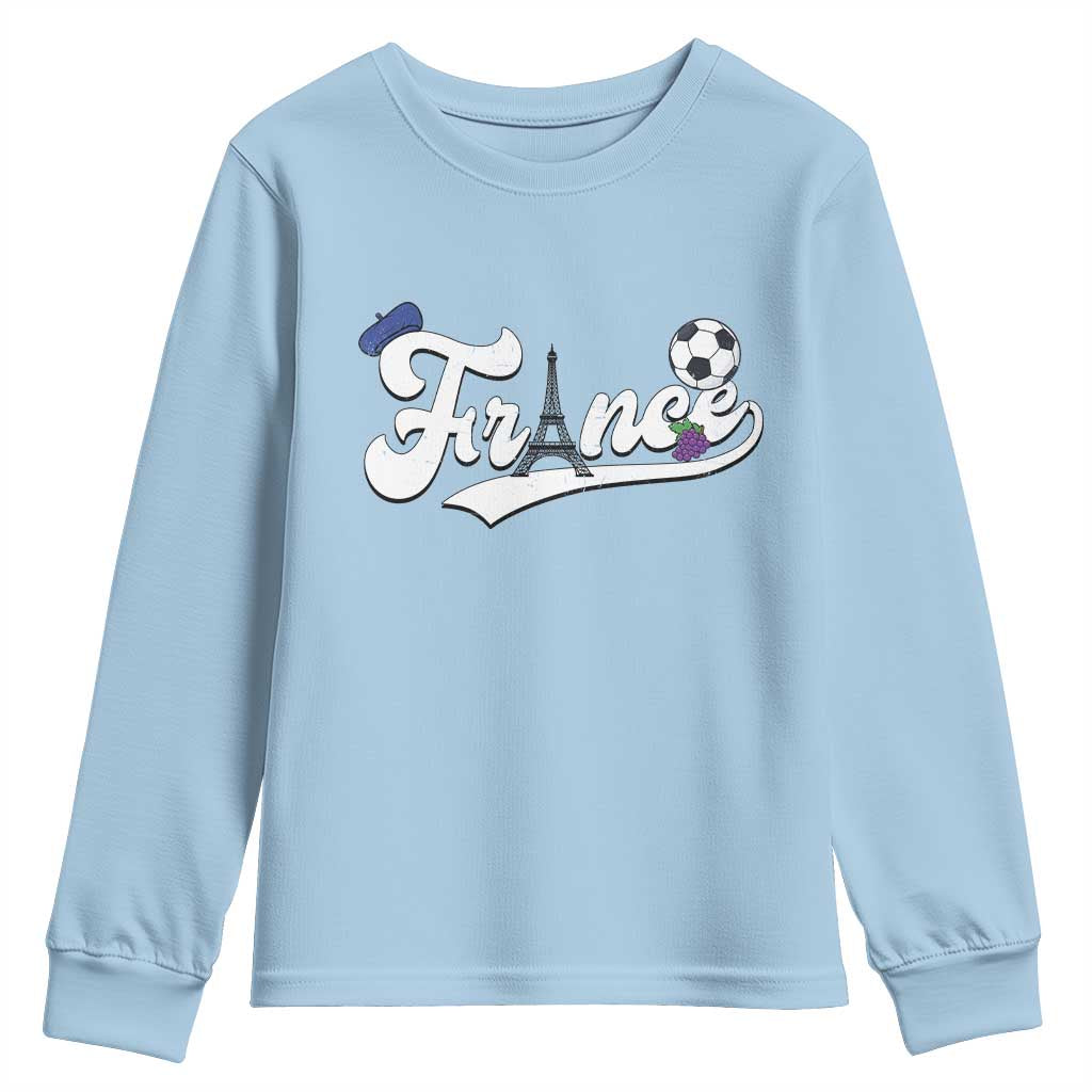 France Soccer Supporter Youth Sweatshirt Game Day French Football Gift