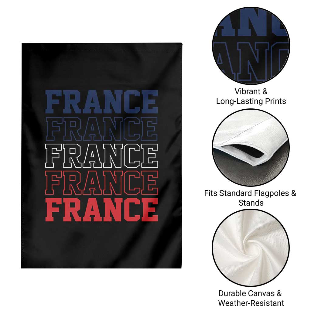 France Pride French Flag Patriotic Supporter Garden Flag