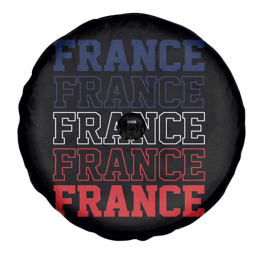 France Pride French Flag Patriotic Supporter Spare Tire Cover