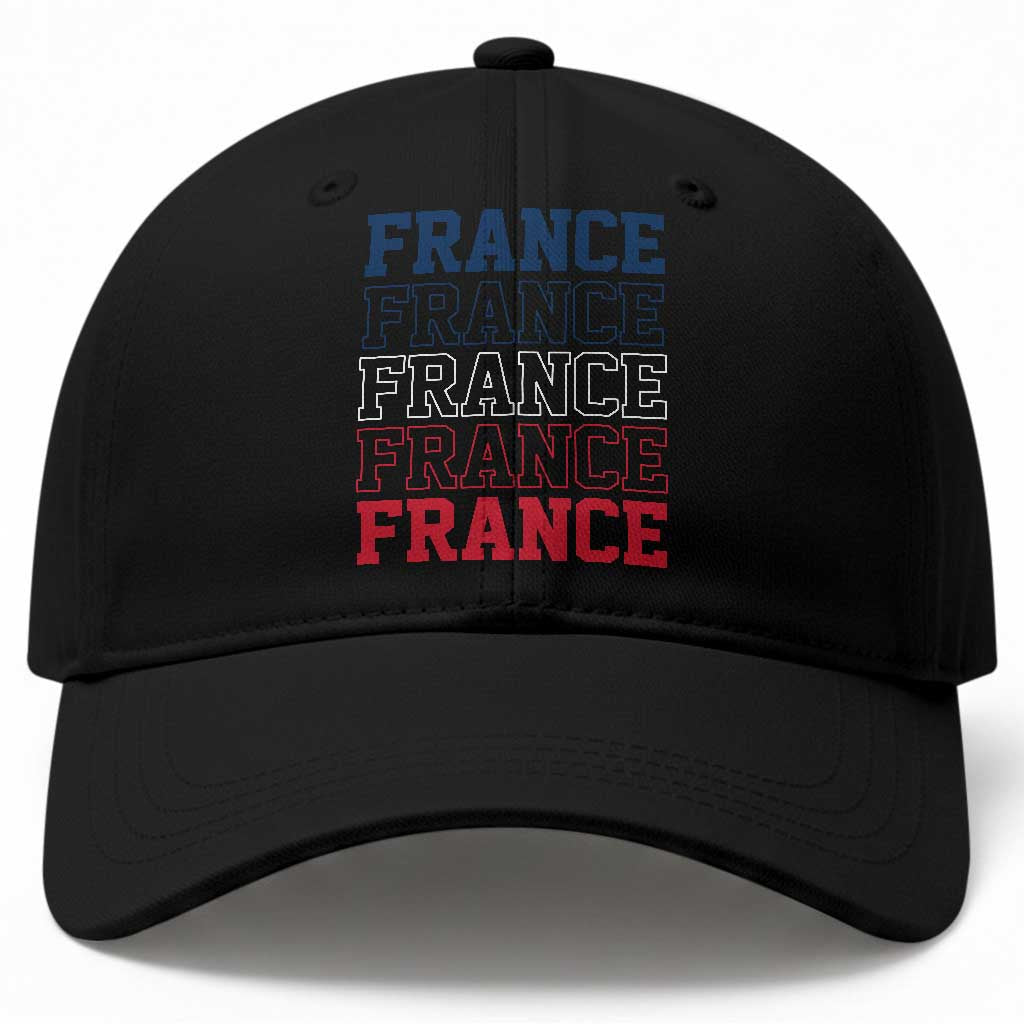 France Pride French Flag Patriotic Supporter Baseball Cap