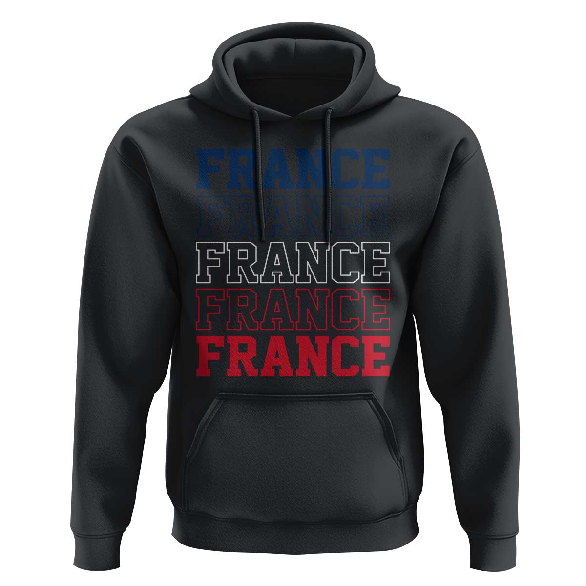 France Pride French Flag Patriotic Supporter Hoodie