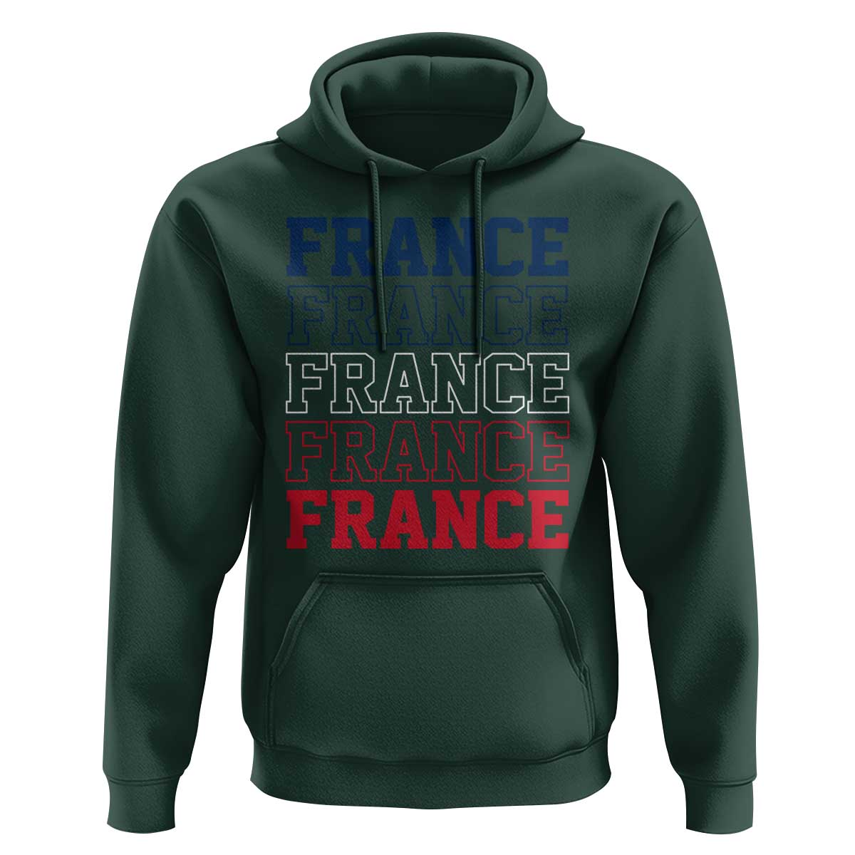 France Pride French Flag Patriotic Supporter Hoodie