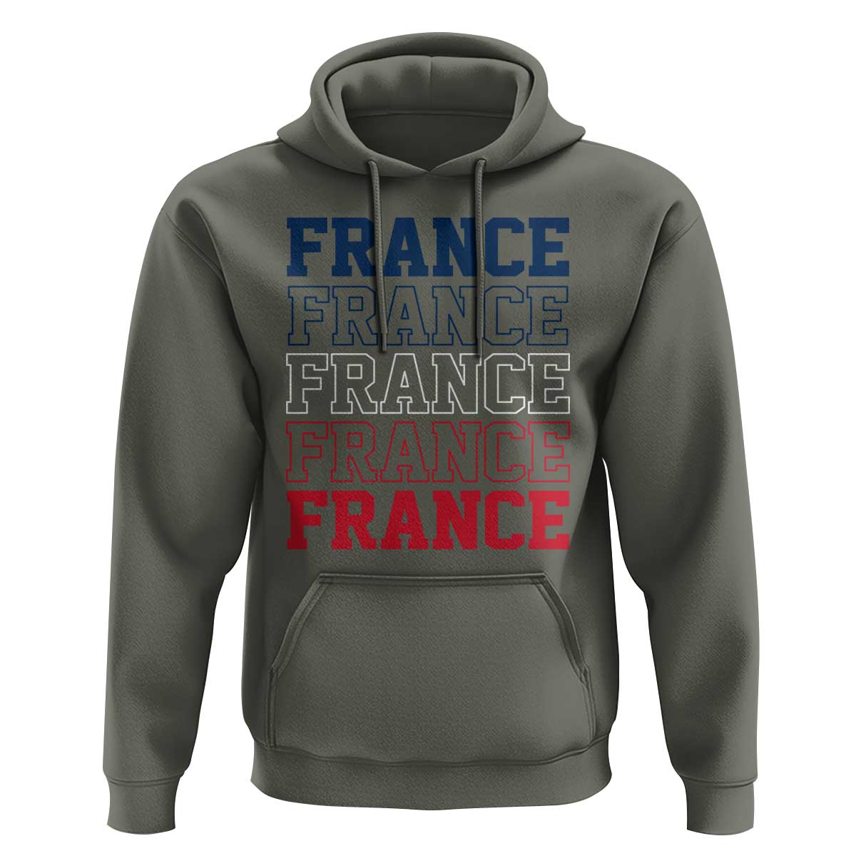 France Pride French Flag Patriotic Supporter Hoodie