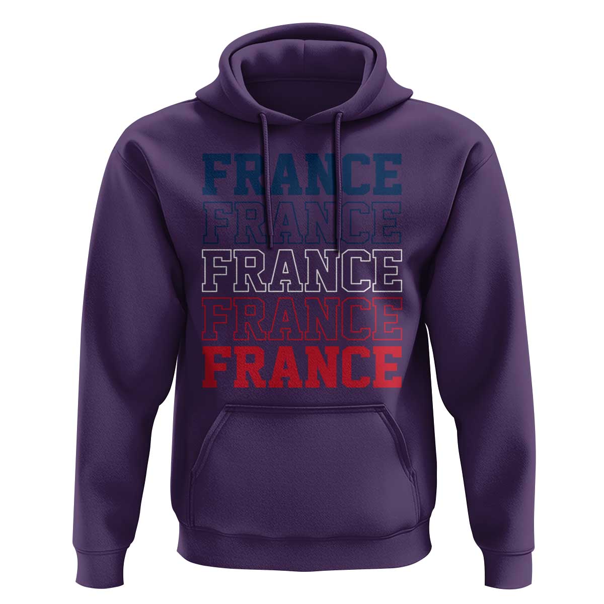 France Pride French Flag Patriotic Supporter Hoodie
