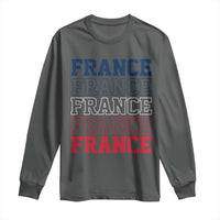 France Pride French Flag Patriotic Supporter Long Sleeve Shirt