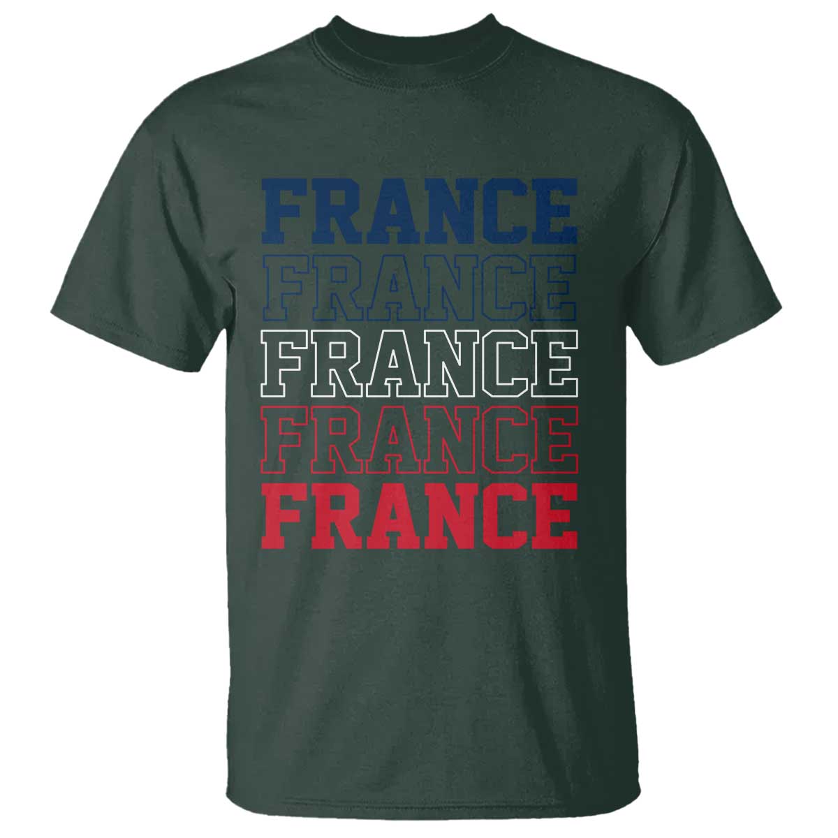 France Pride French Flag Patriotic Supporter T Shirt