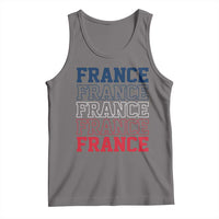 France Pride French Flag Patriotic Supporter Tank Top