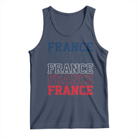 France Pride French Flag Patriotic Supporter Tank Top