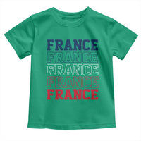 France Pride French Flag Patriotic Supporter Toddler T Shirt
