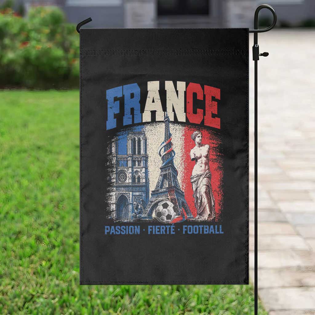 France Soccer Fan Passion Garden Flag Fierté Football French Supporter Gift