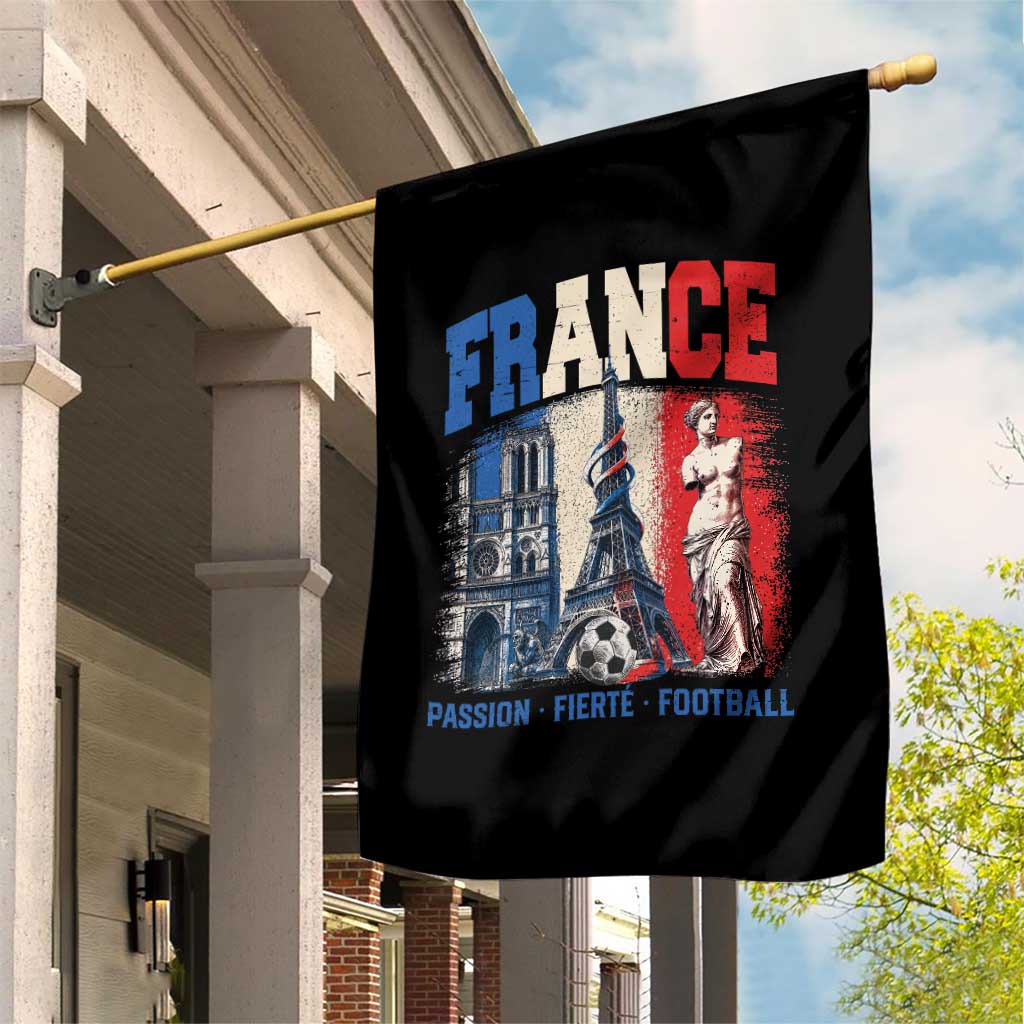 France Soccer Fan Passion Garden Flag Fierté Football French Supporter Gift
