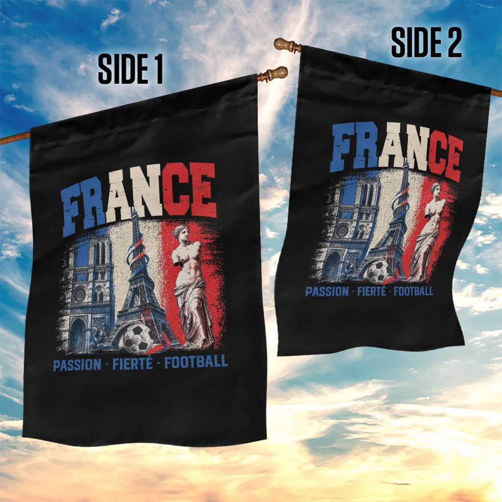 France Soccer Fan Passion Garden Flag Fierté Football French Supporter Gift