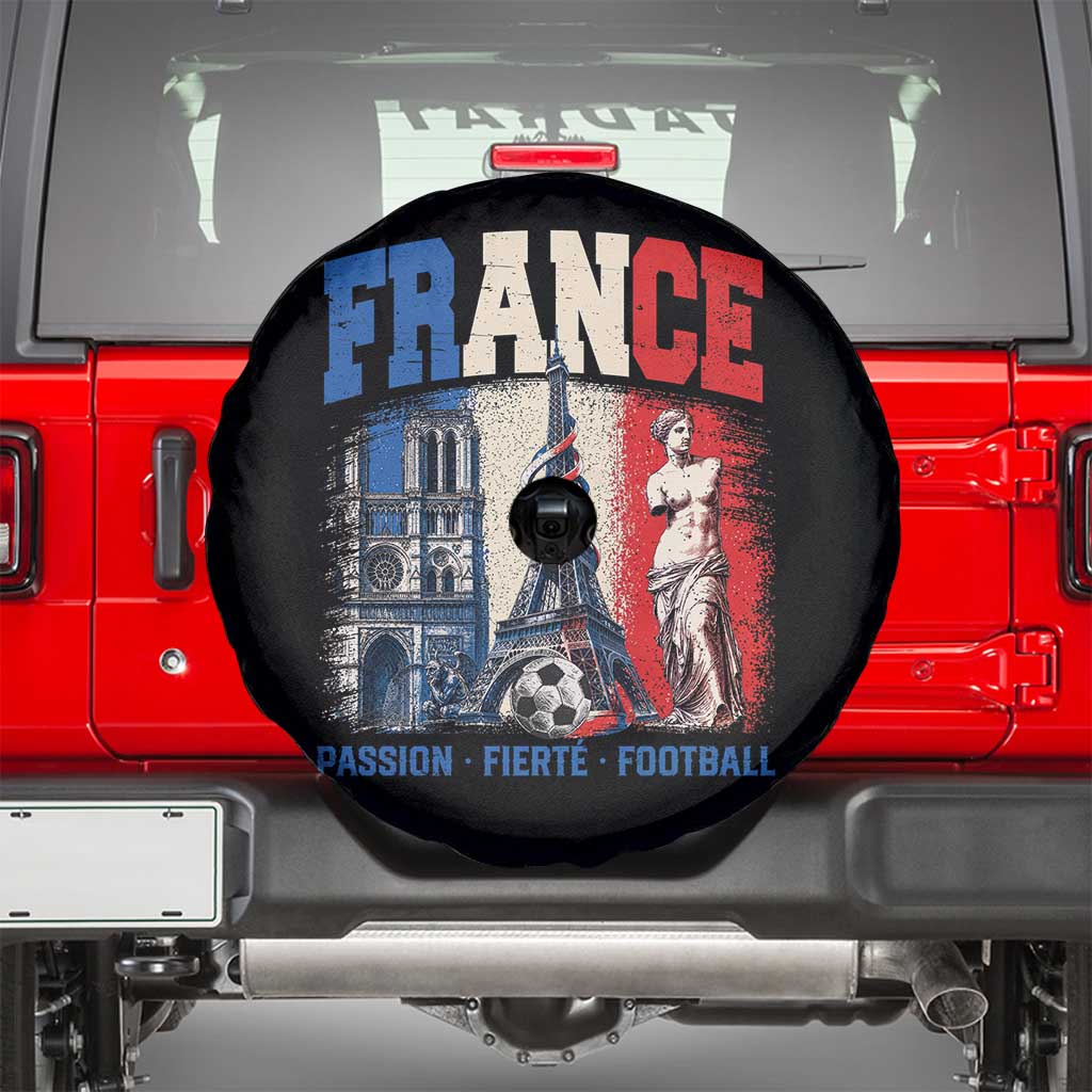 France Soccer Fan Passion Spare Tire Cover Fierté Football French Supporter Gift