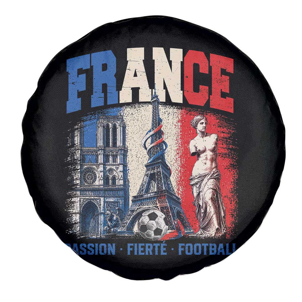 France Soccer Fan Passion Spare Tire Cover Fierté Football French Supporter Gift