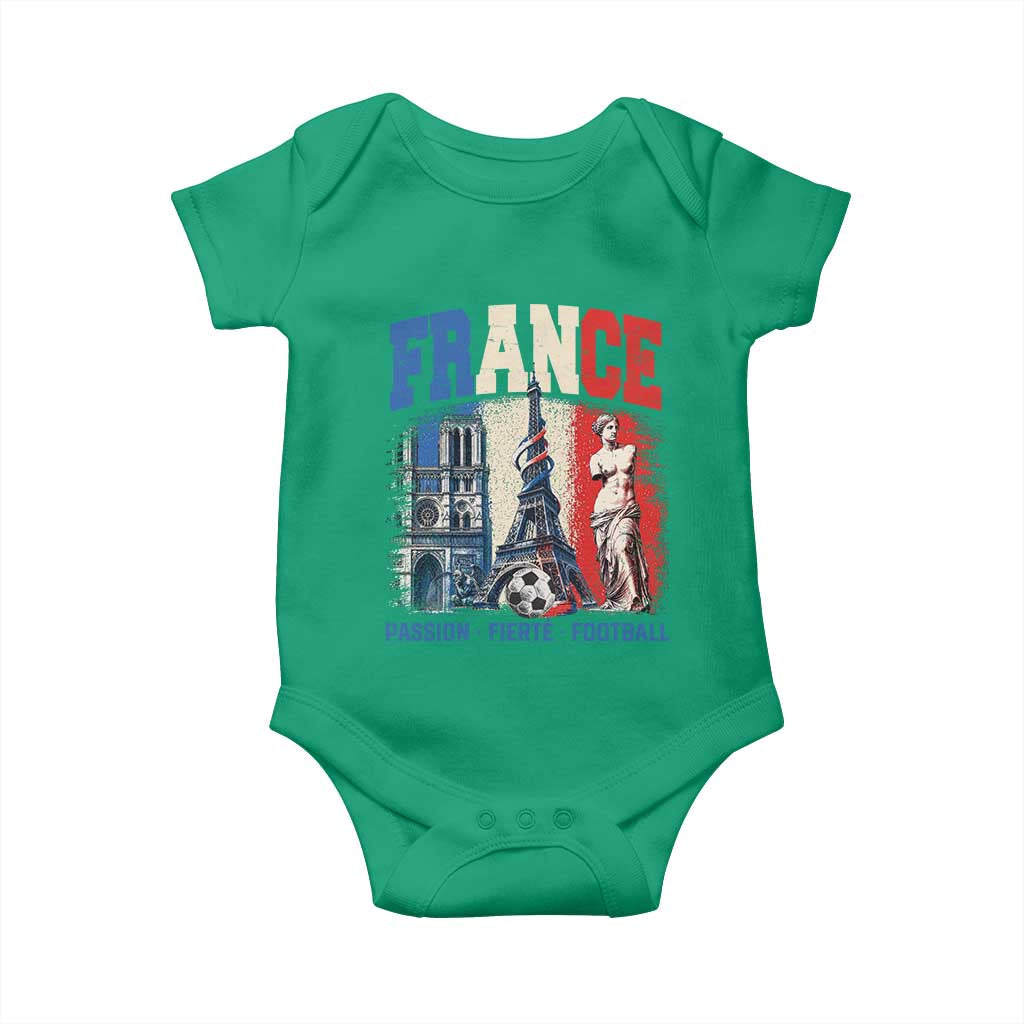 France Soccer Fan Passion Baby Onesie Fierté Football French Supporter Gift