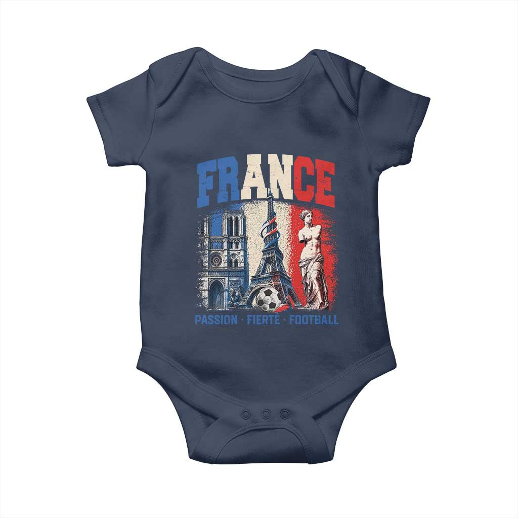 France Soccer Fan Passion Baby Onesie Fierté Football French Supporter Gift