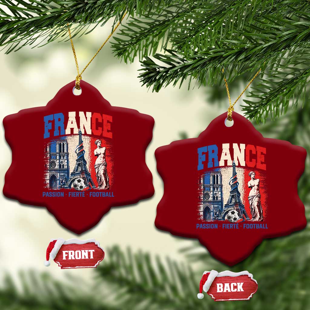France Soccer Fan Passion Ceramic Ornament Fierté Football French Supporter Gift