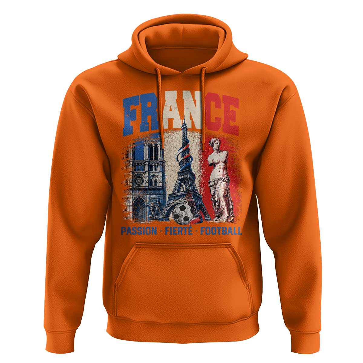 France Soccer Fan Passion Hoodie Fierté Football French Supporter Gift