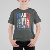 France Soccer Fan Passion T Shirt For Kid Fierté Football French Supporter Gift