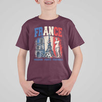 France Soccer Fan Passion T Shirt For Kid Fierté Football French Supporter Gift