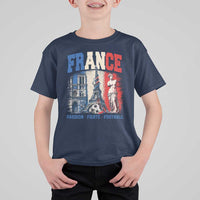 France Soccer Fan Passion T Shirt For Kid Fierté Football French Supporter Gift