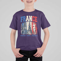 France Soccer Fan Passion T Shirt For Kid Fierté Football French Supporter Gift