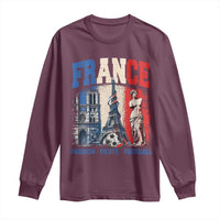 France Soccer Fan Passion Long Sleeve Shirt Fierté Football French Supporter Gift