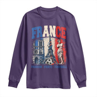 France Soccer Fan Passion Long Sleeve Shirt Fierté Football French Supporter Gift