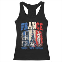 France Soccer Fan Passion Racerback Tank Top Fierté Football French Supporter Gift