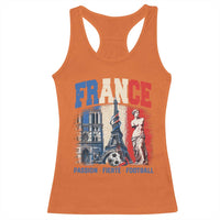 France Soccer Fan Passion Racerback Tank Top Fierté Football French Supporter Gift