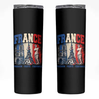 France Soccer Fan Passion Skinny Tumbler Fierté Football French Supporter Gift
